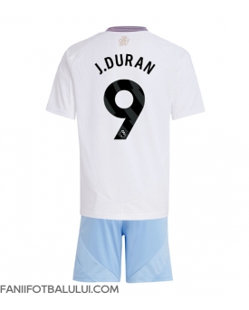 Aston Villa Jhon Duran #9 Echipament de Fotbal Replică 2024-25 Copii Deplasare (+ Șorturi)
